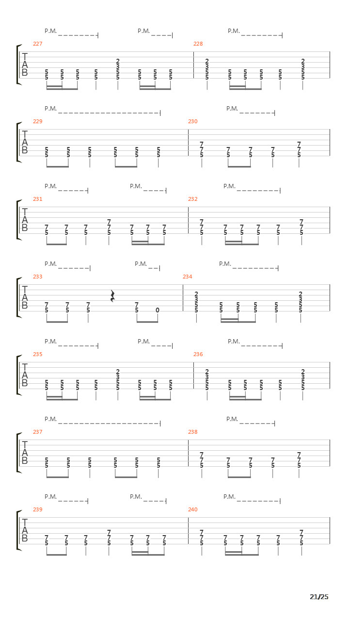 Map Of Scars吉他谱