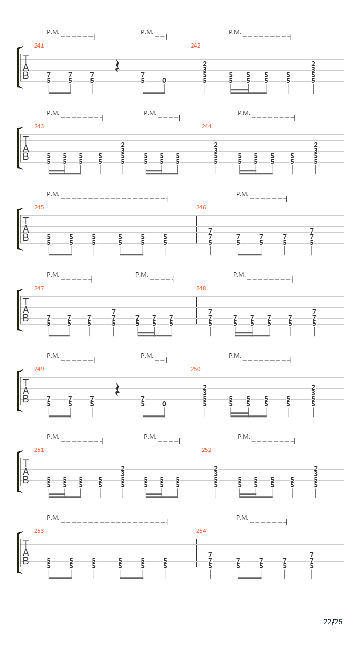 Map Of Scars吉他谱