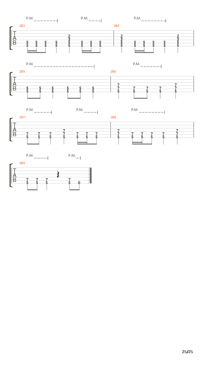 Map Of Scars吉他谱