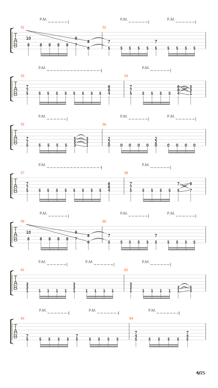 Map Of Scars吉他谱