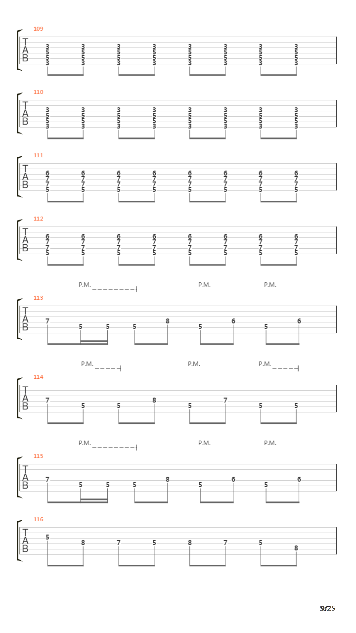 Map Of Scars吉他谱