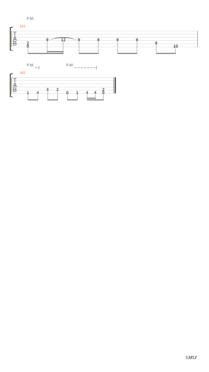 Miscarriage吉他谱