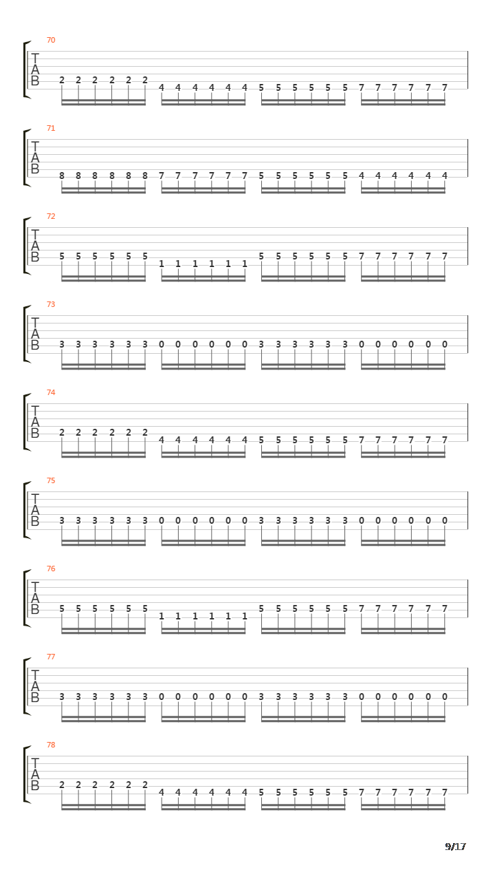 Miscarriage吉他谱