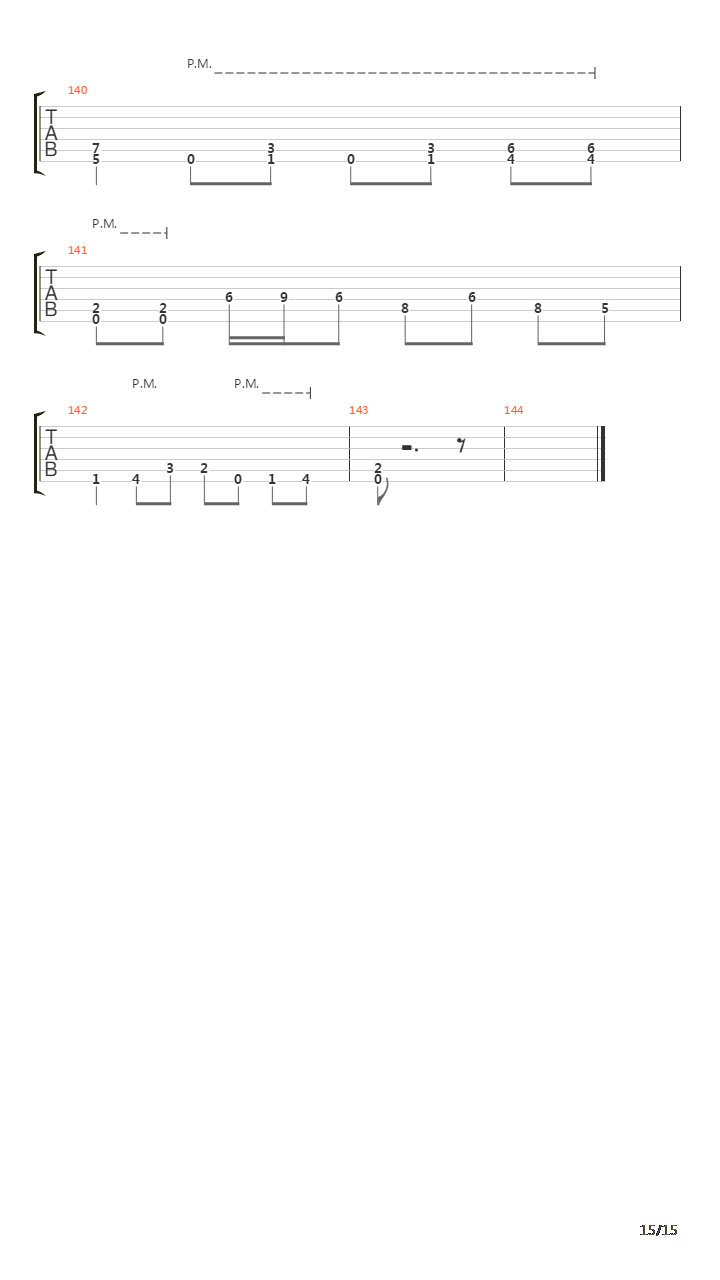 Miscarriage吉他谱