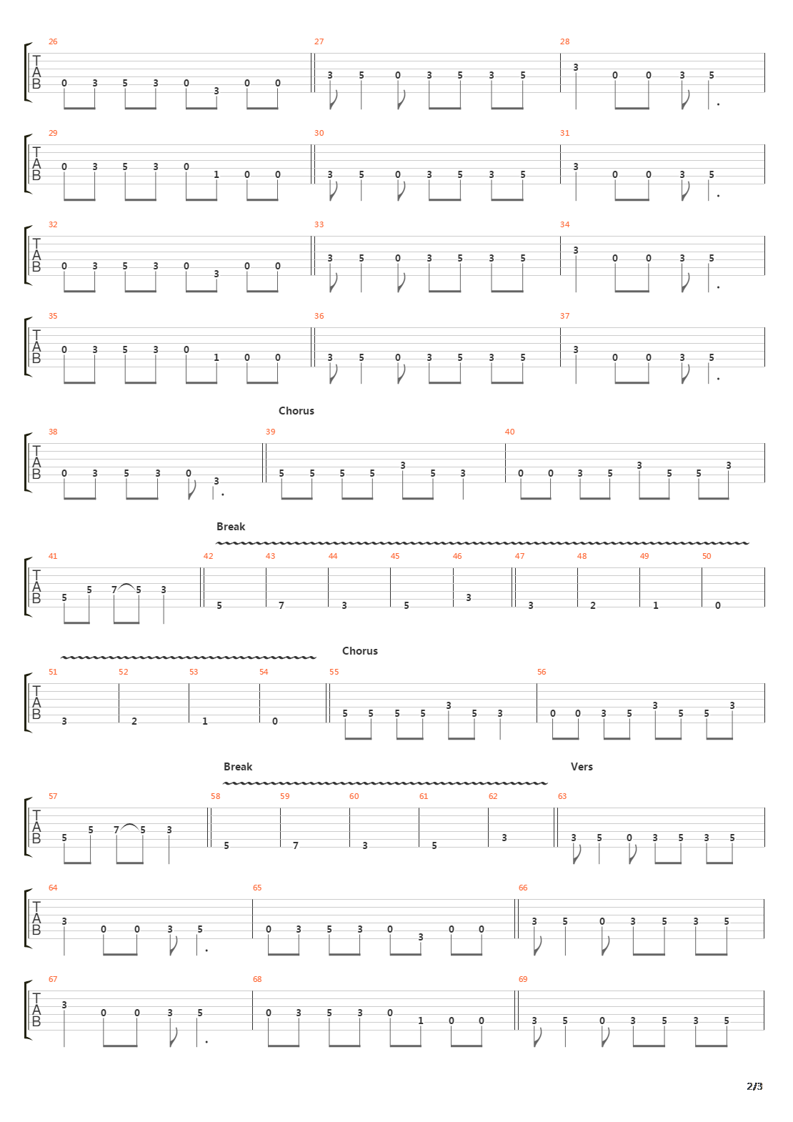 Elevator吉他谱