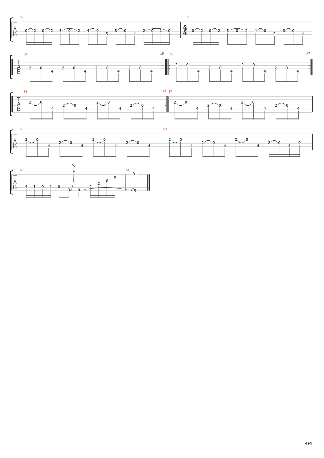 Taz吉他谱