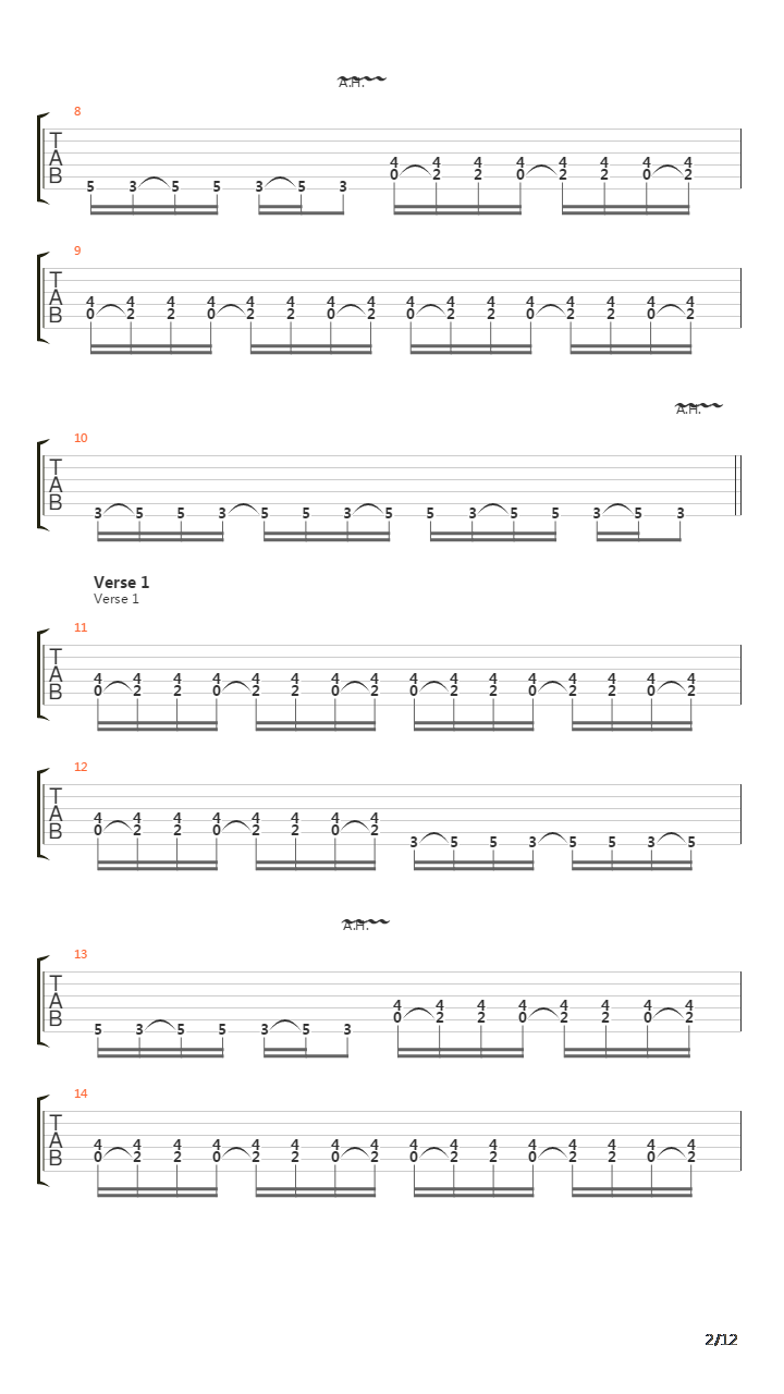 The Beginning At Last吉他谱