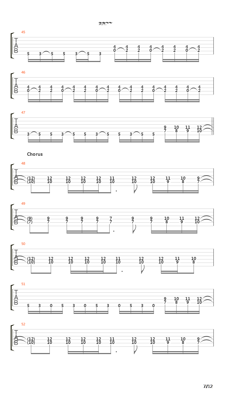 The Beginning At Last吉他谱