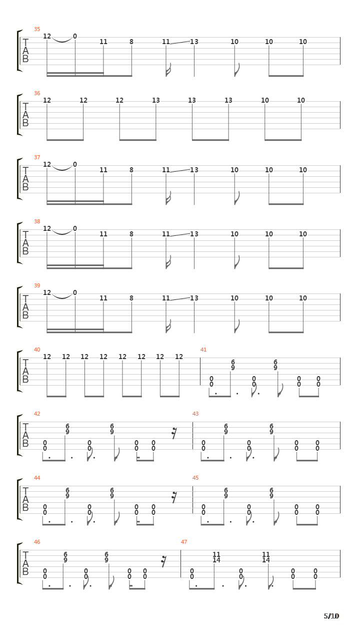 To Hell And Back吉他谱