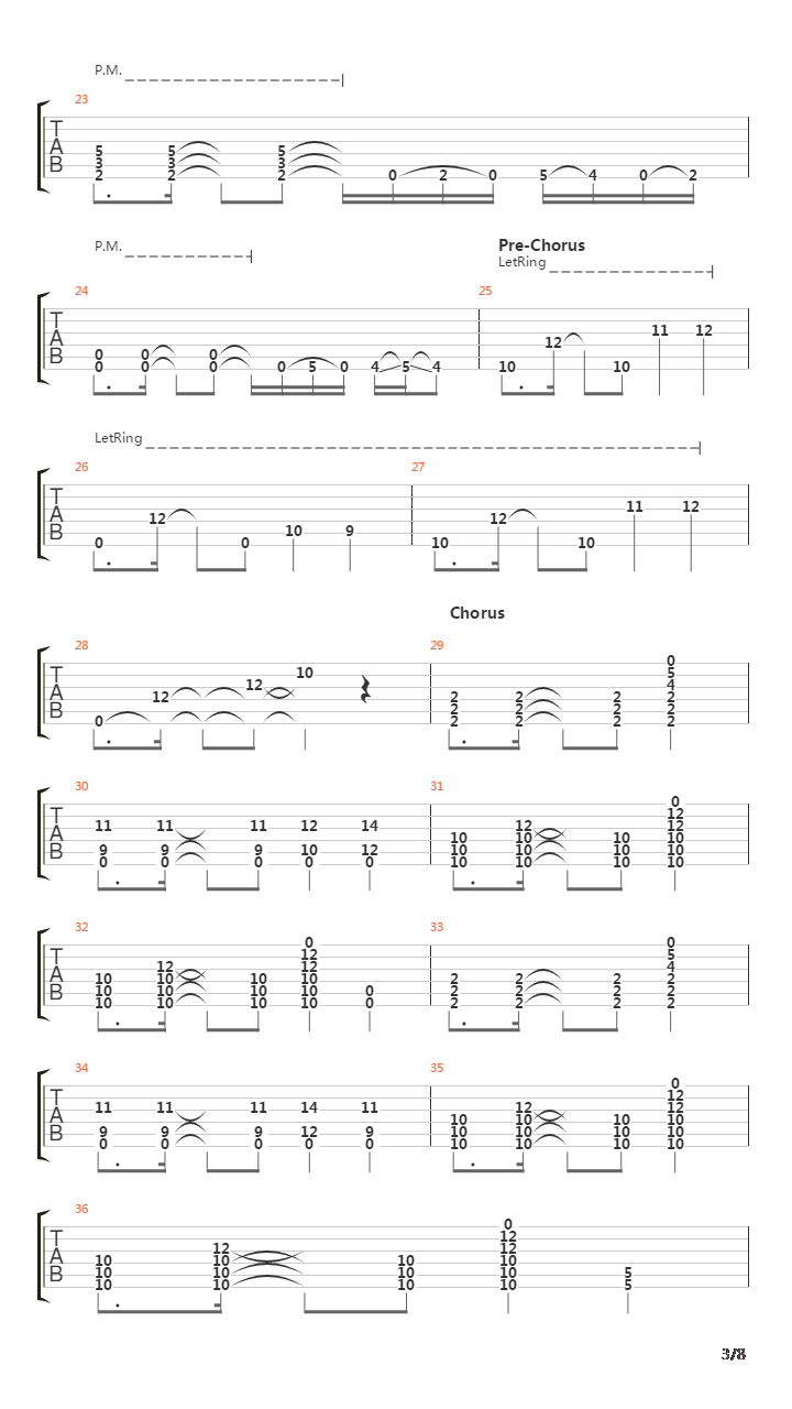 I Will Not Bow吉他谱