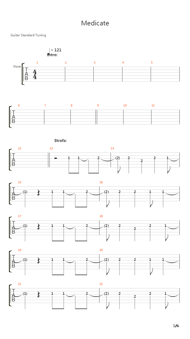 Medicate吉他谱