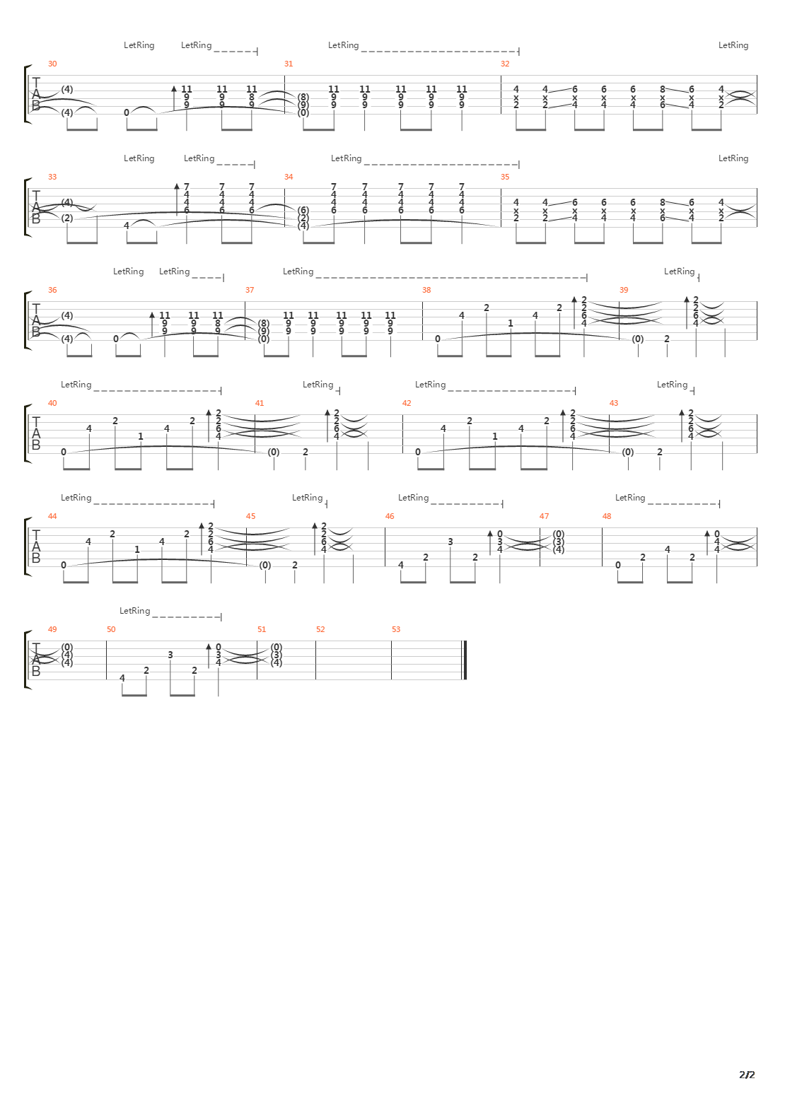 15 Fathoms Counting吉他谱