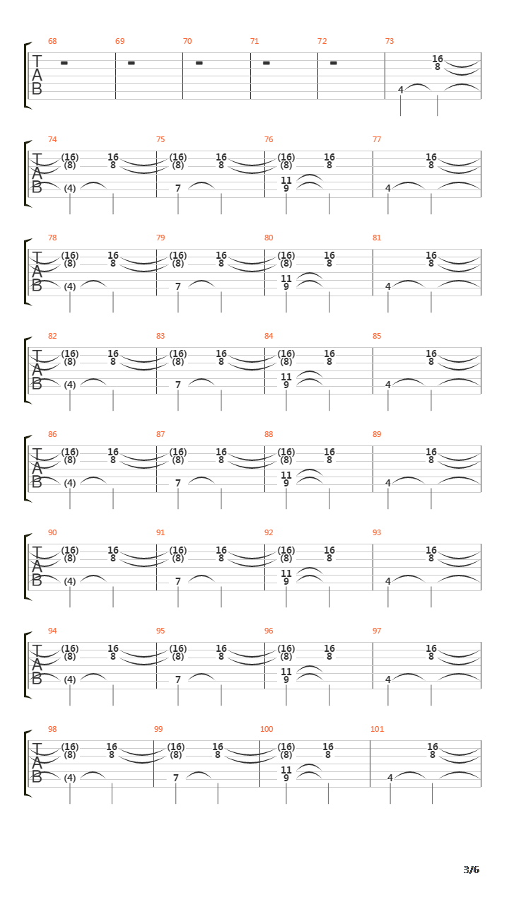 And The Snakes Start To Sing吉他谱