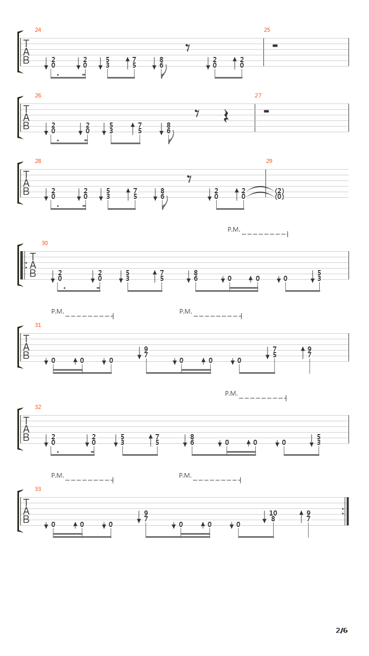 Book Of Thel吉他谱