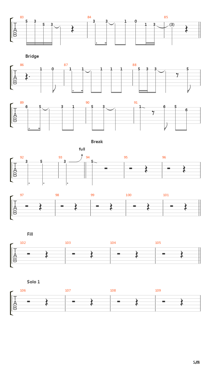 Jerusalem吉他谱