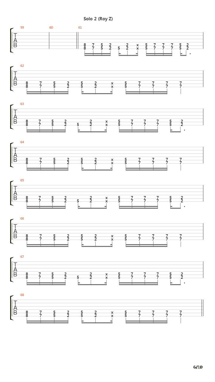 Killing Floor吉他谱