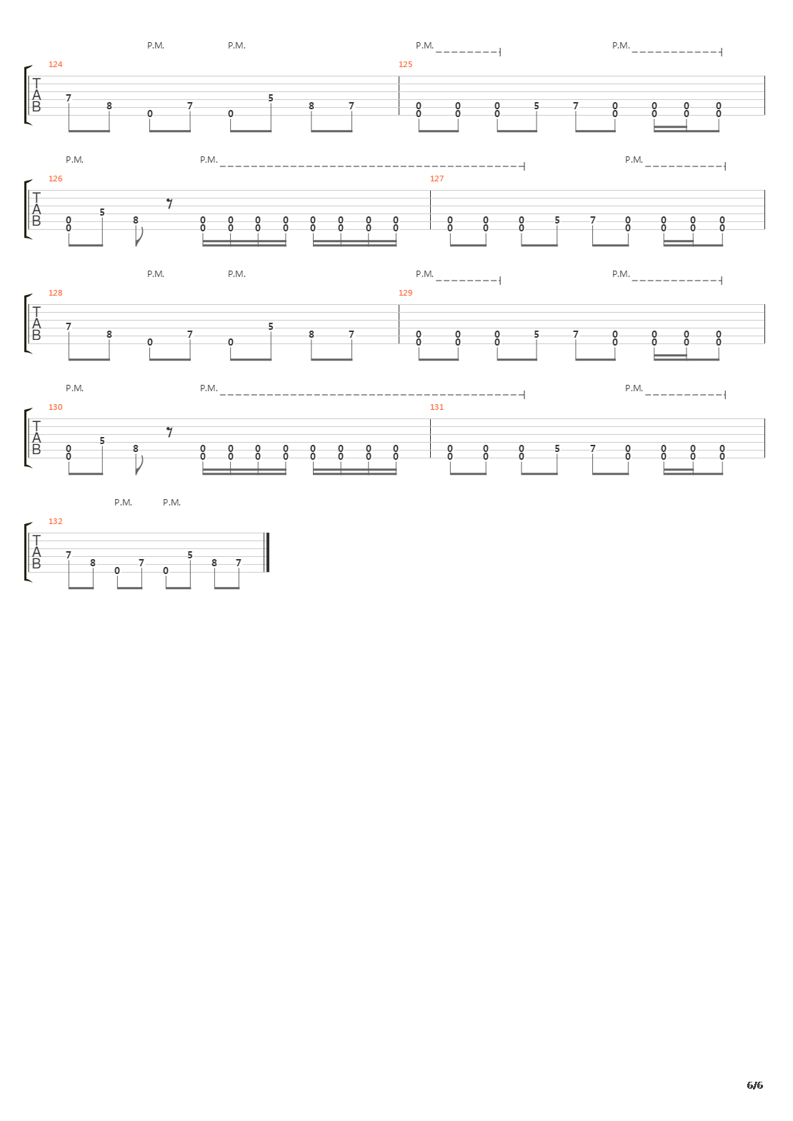 Song About Killing吉他谱