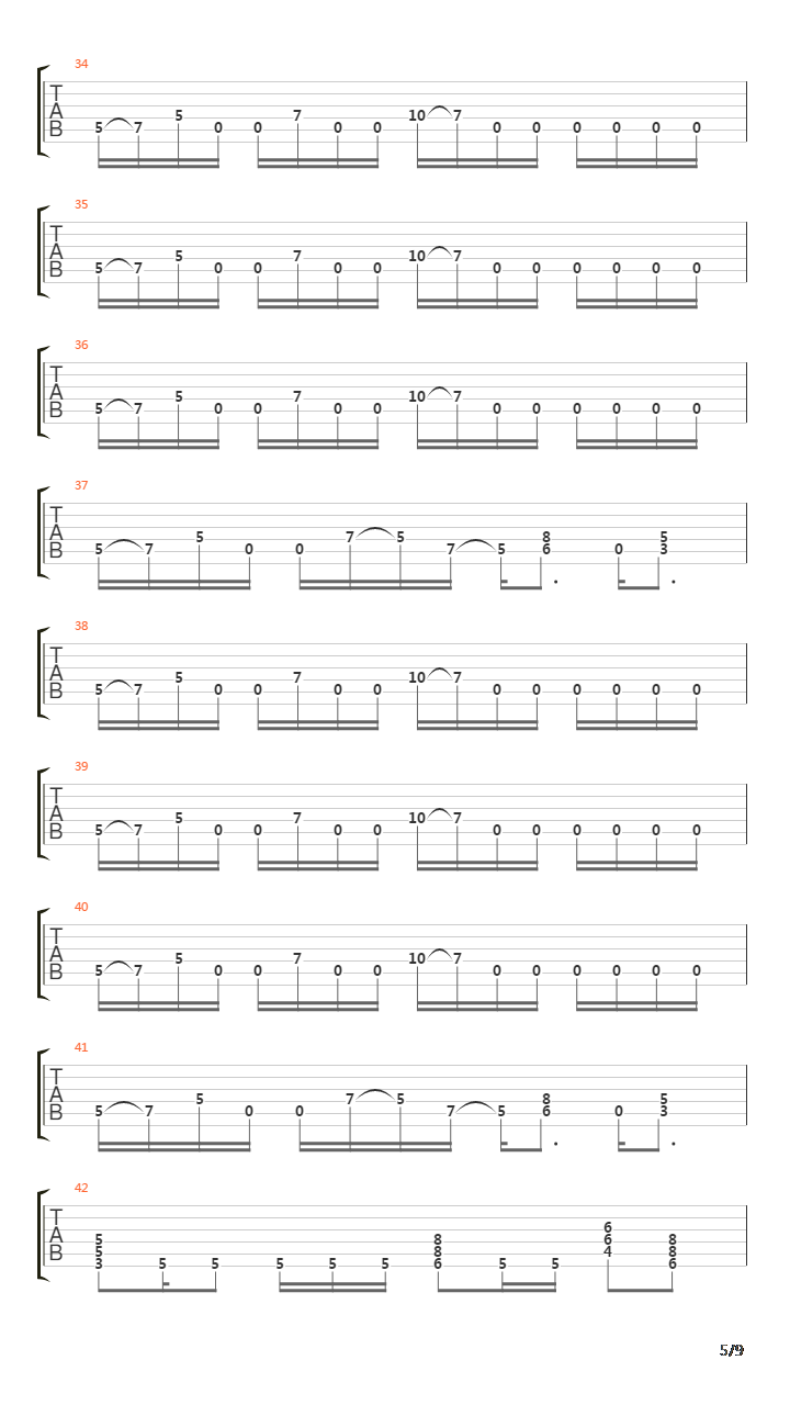 Rot N Roll吉他谱