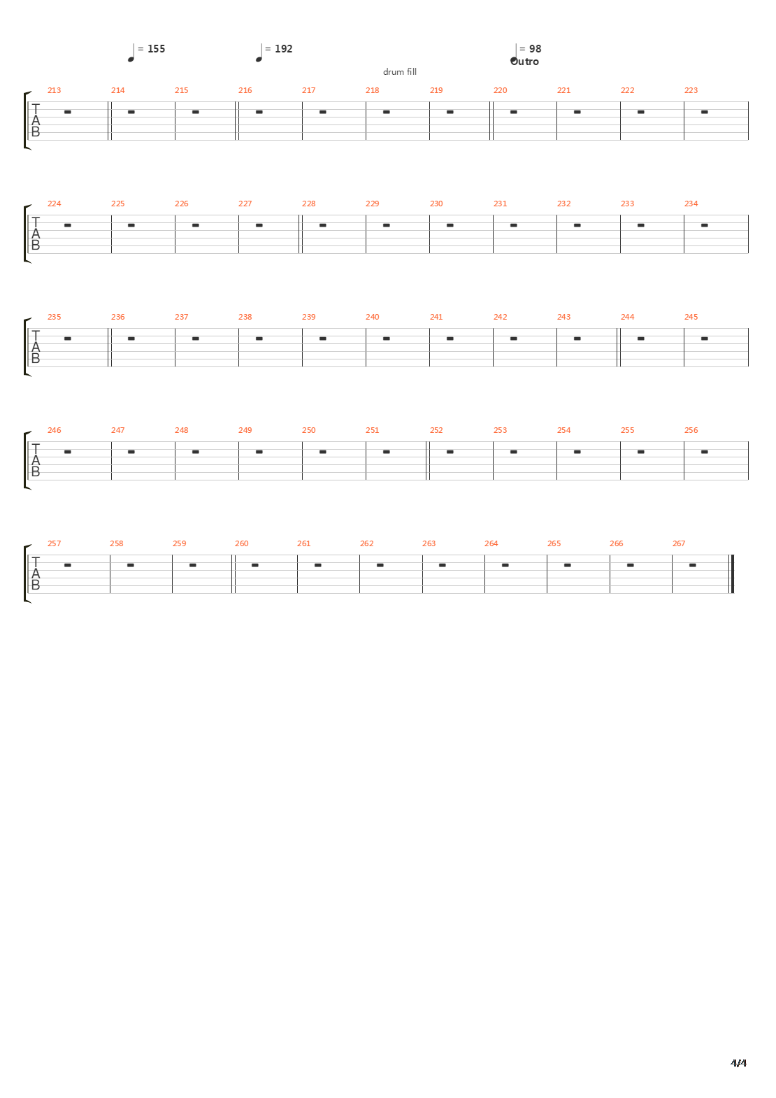 Mount Of Execution吉他谱