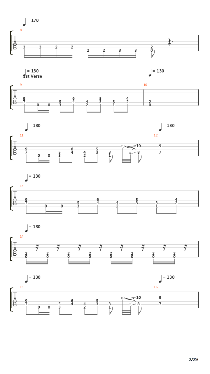 Inpropagation吉他谱