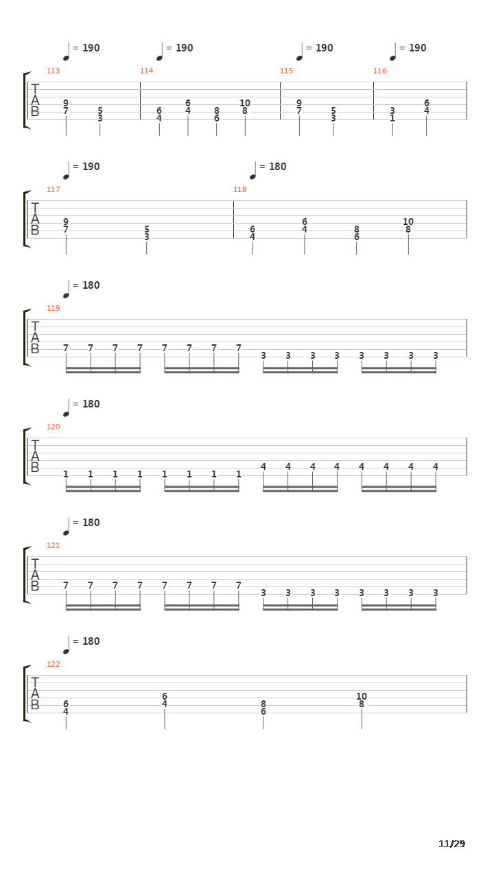 Inpropagation吉他谱