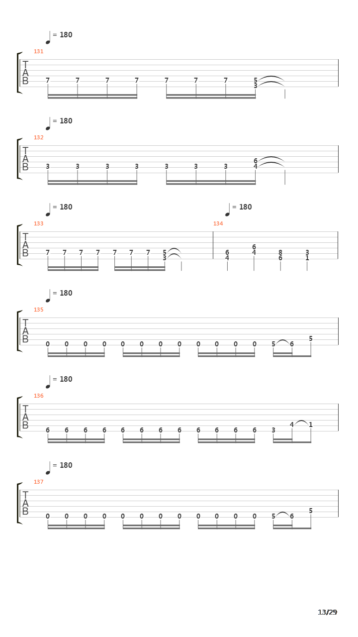 Inpropagation吉他谱