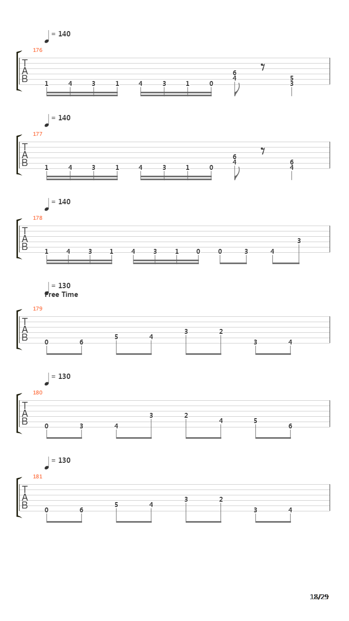 Inpropagation吉他谱