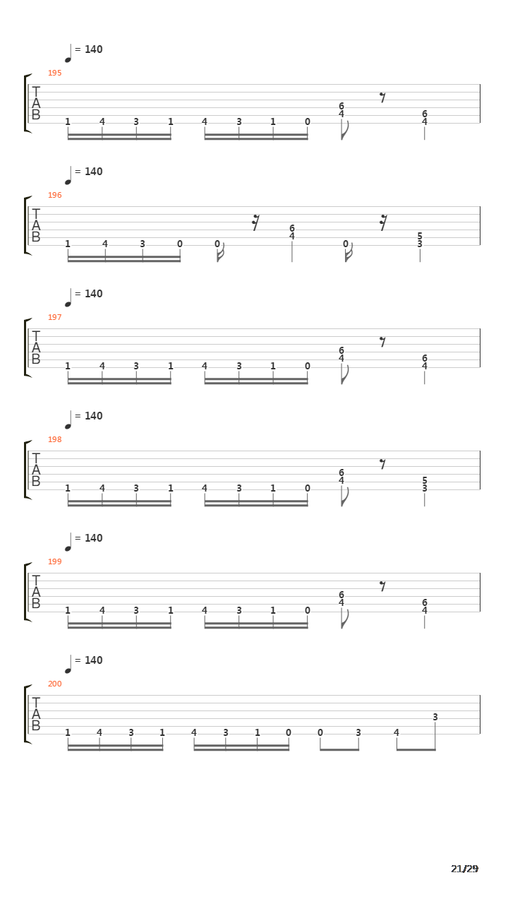 Inpropagation吉他谱