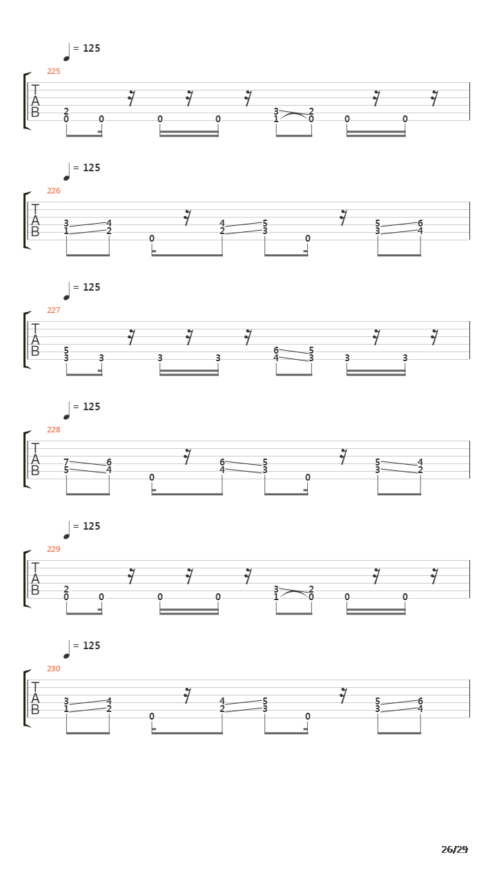 Inpropagation吉他谱