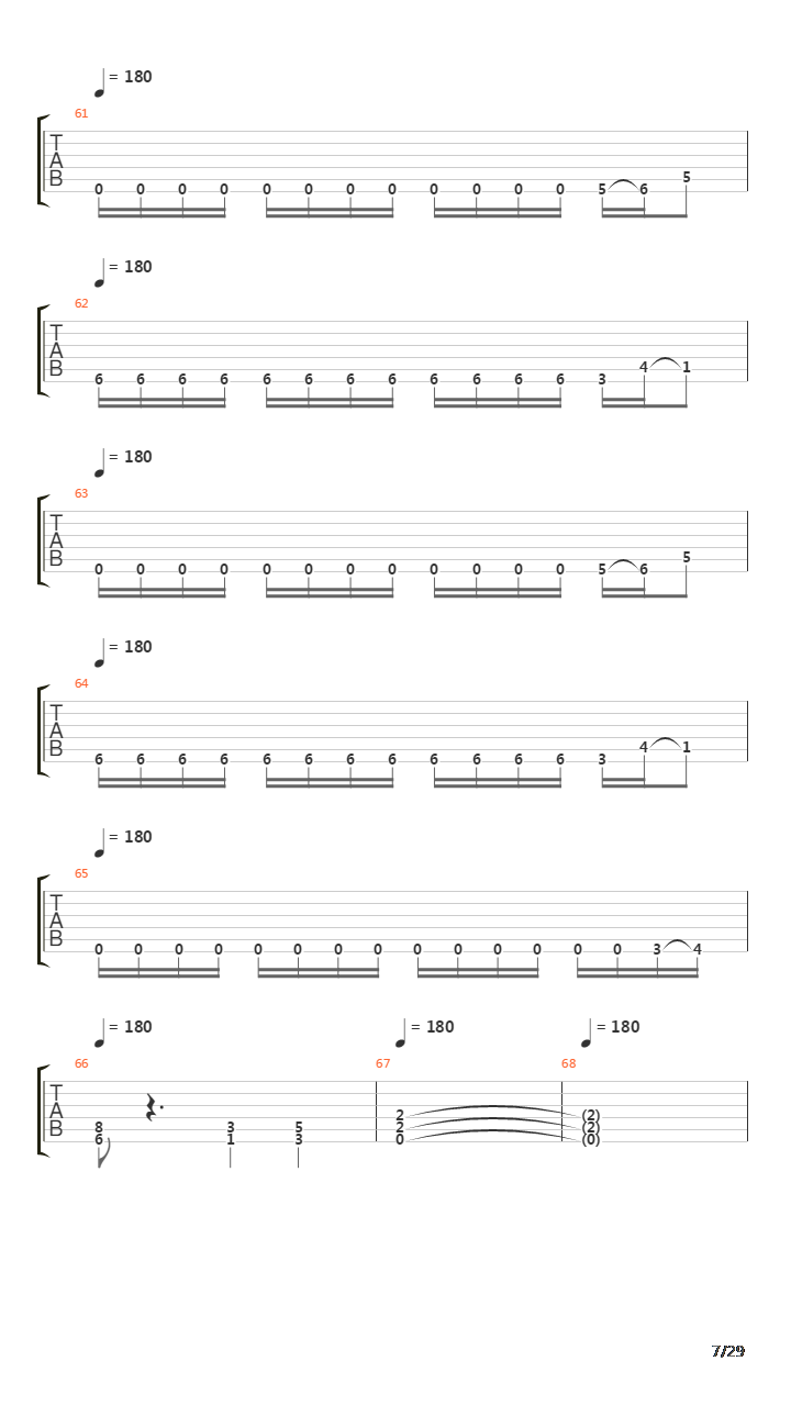 Inpropagation吉他谱