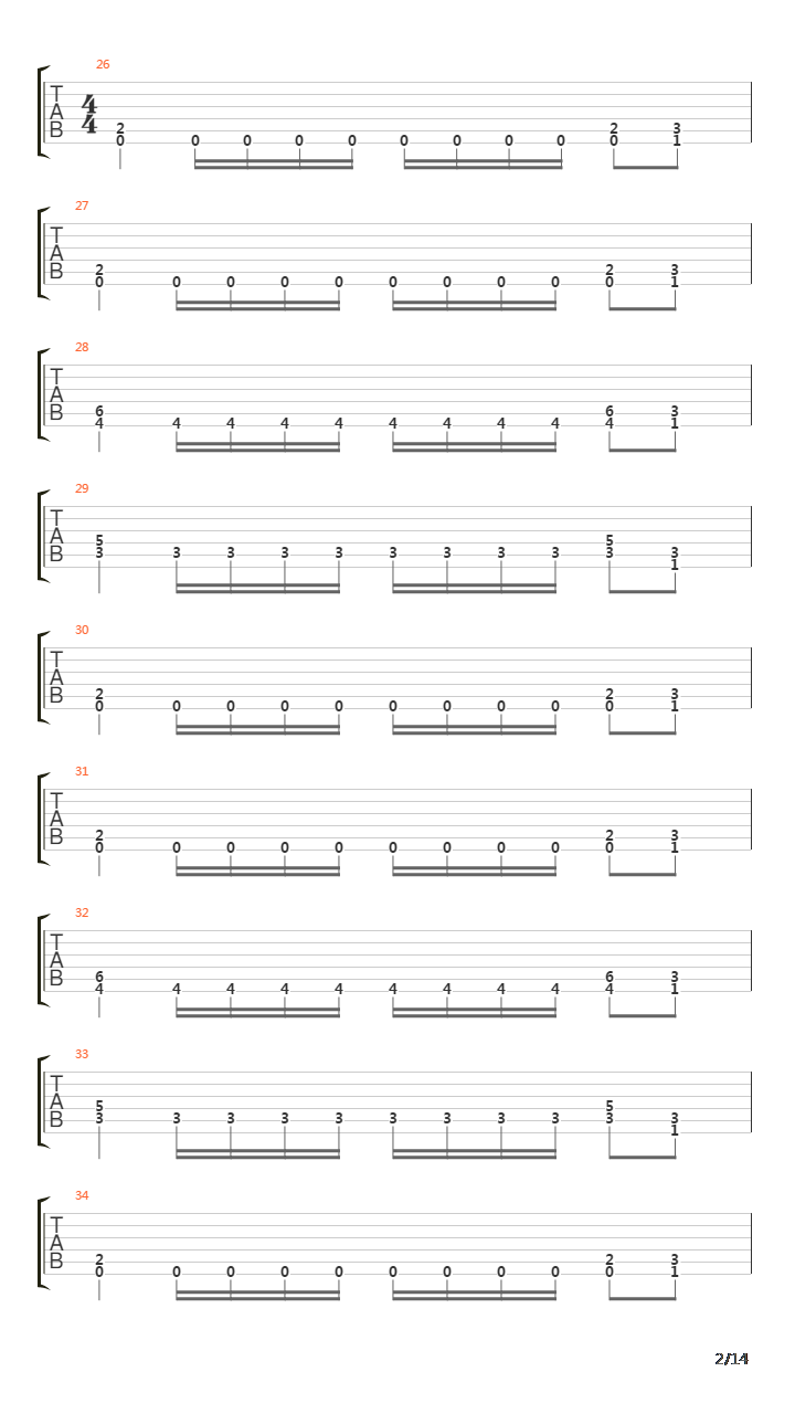 Corporeal Jigsore Quandry吉他谱