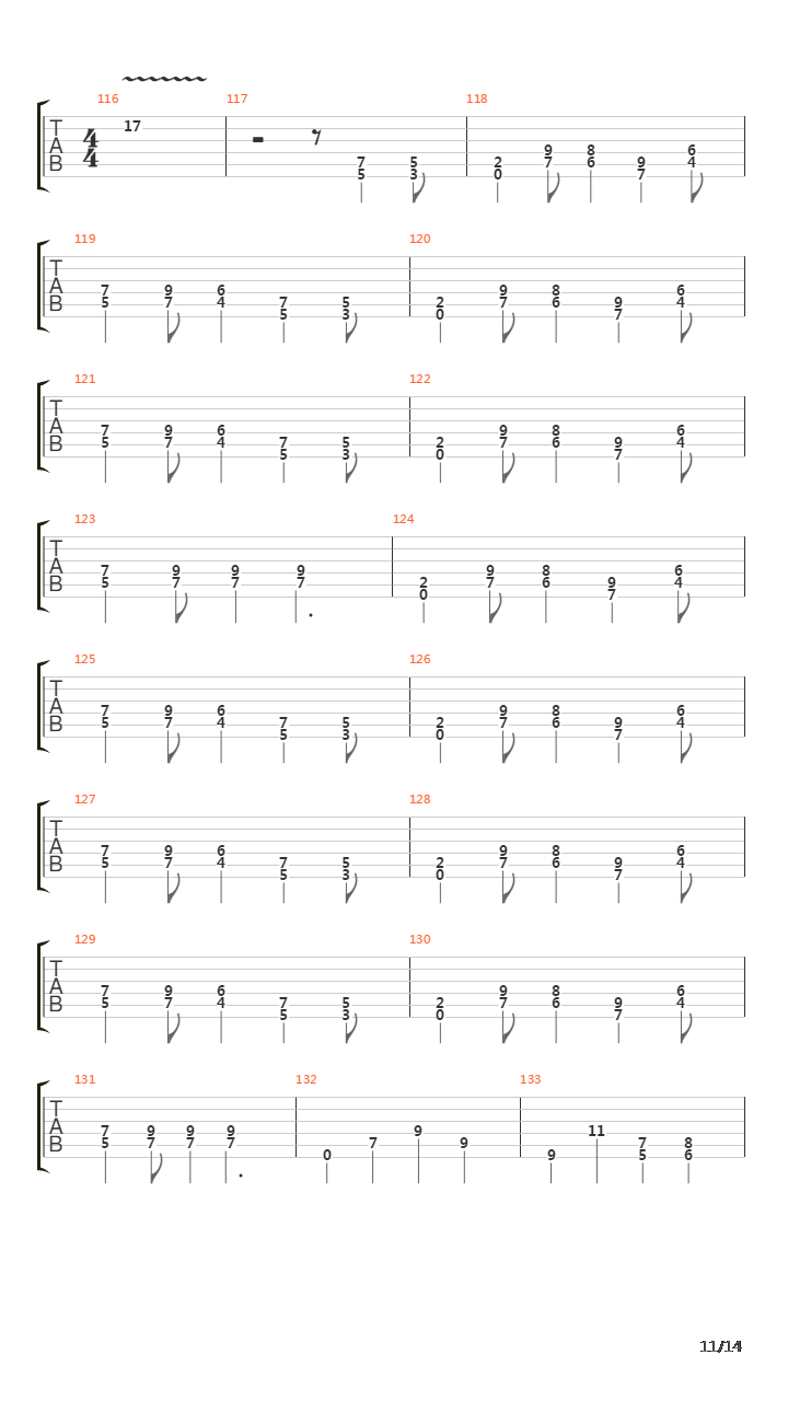 Corporeal Jigsore Quandry吉他谱