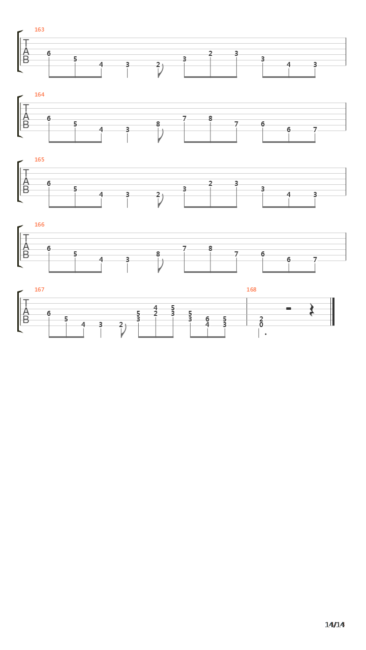 Corporeal Jigsore Quandry吉他谱