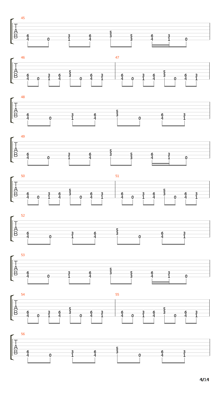 Corporeal Jigsore Quandry吉他谱