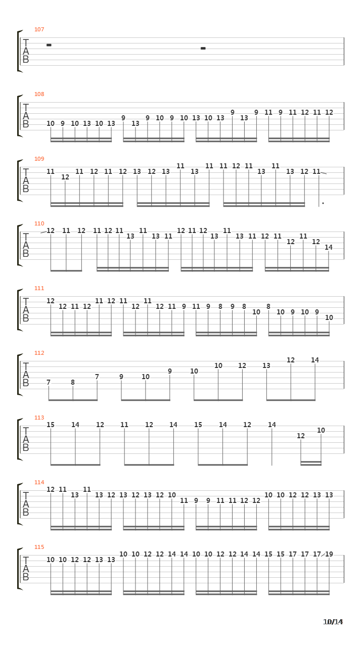 Corporeal Jigsore Quandry吉他谱