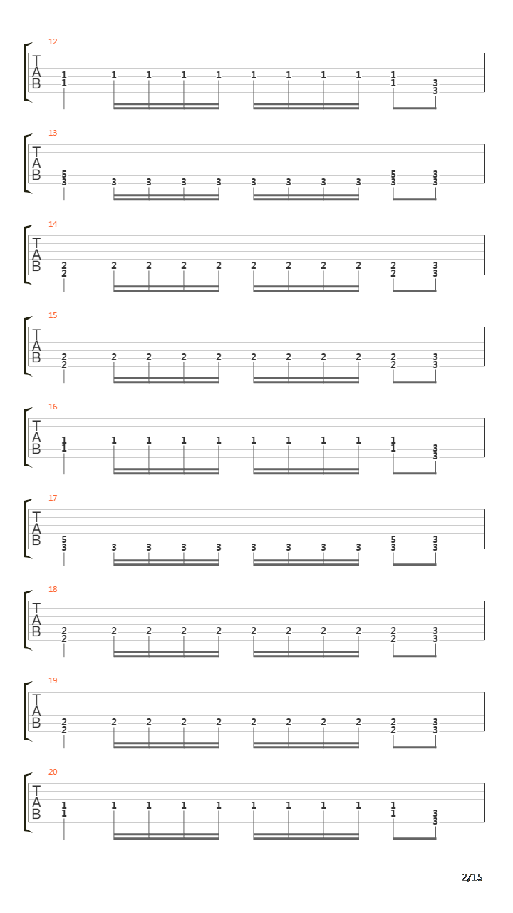 Corporeal Jigsore Quandry吉他谱