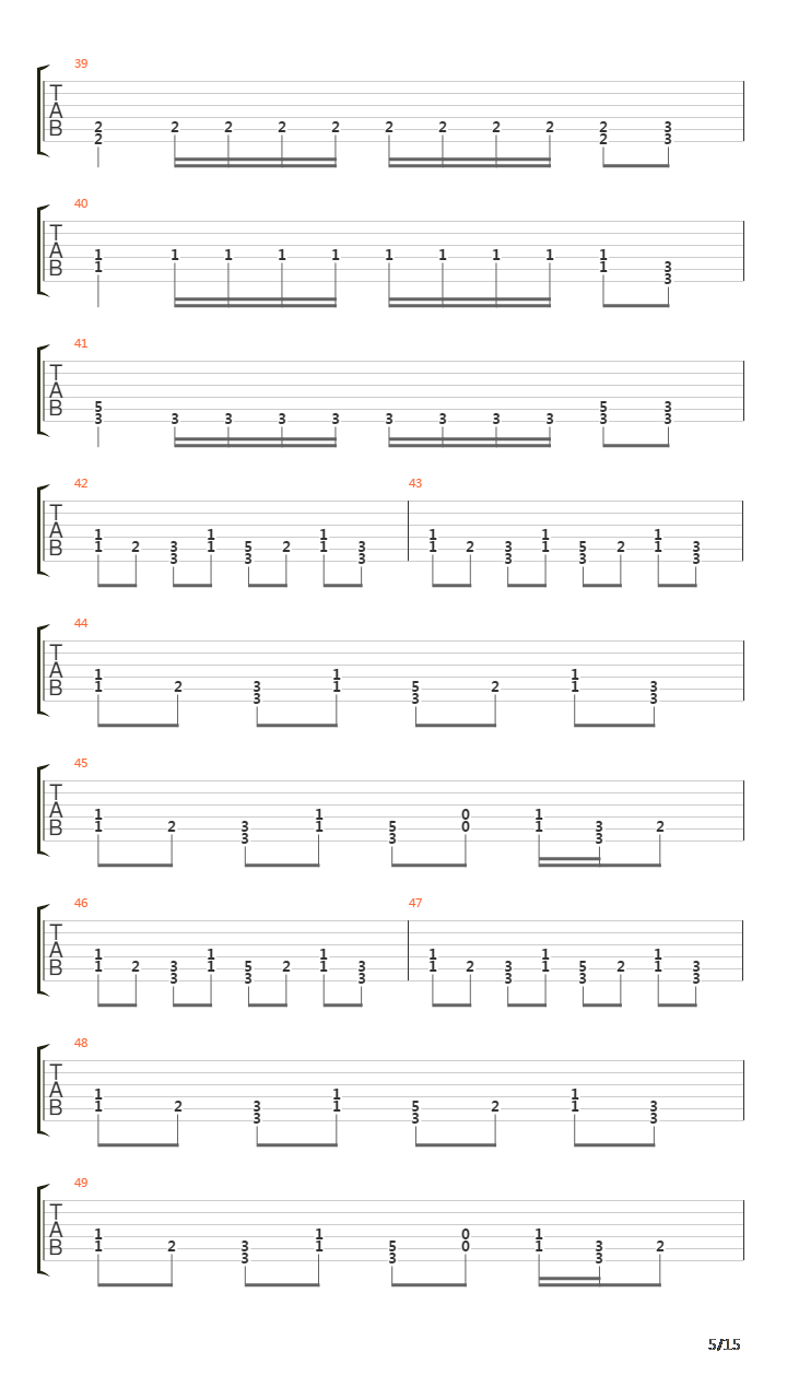 Corporeal Jigsore Quandry吉他谱