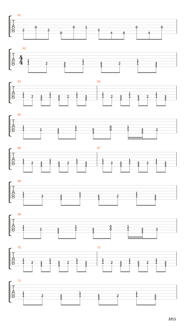 Corporeal Jigsore Quandry吉他谱