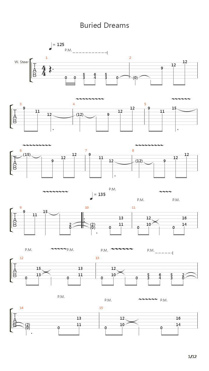 Buried Dreams吉他谱