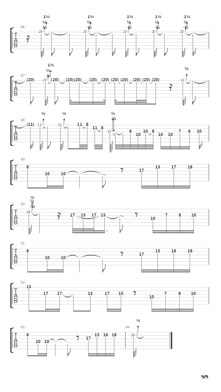 Europa吉他谱