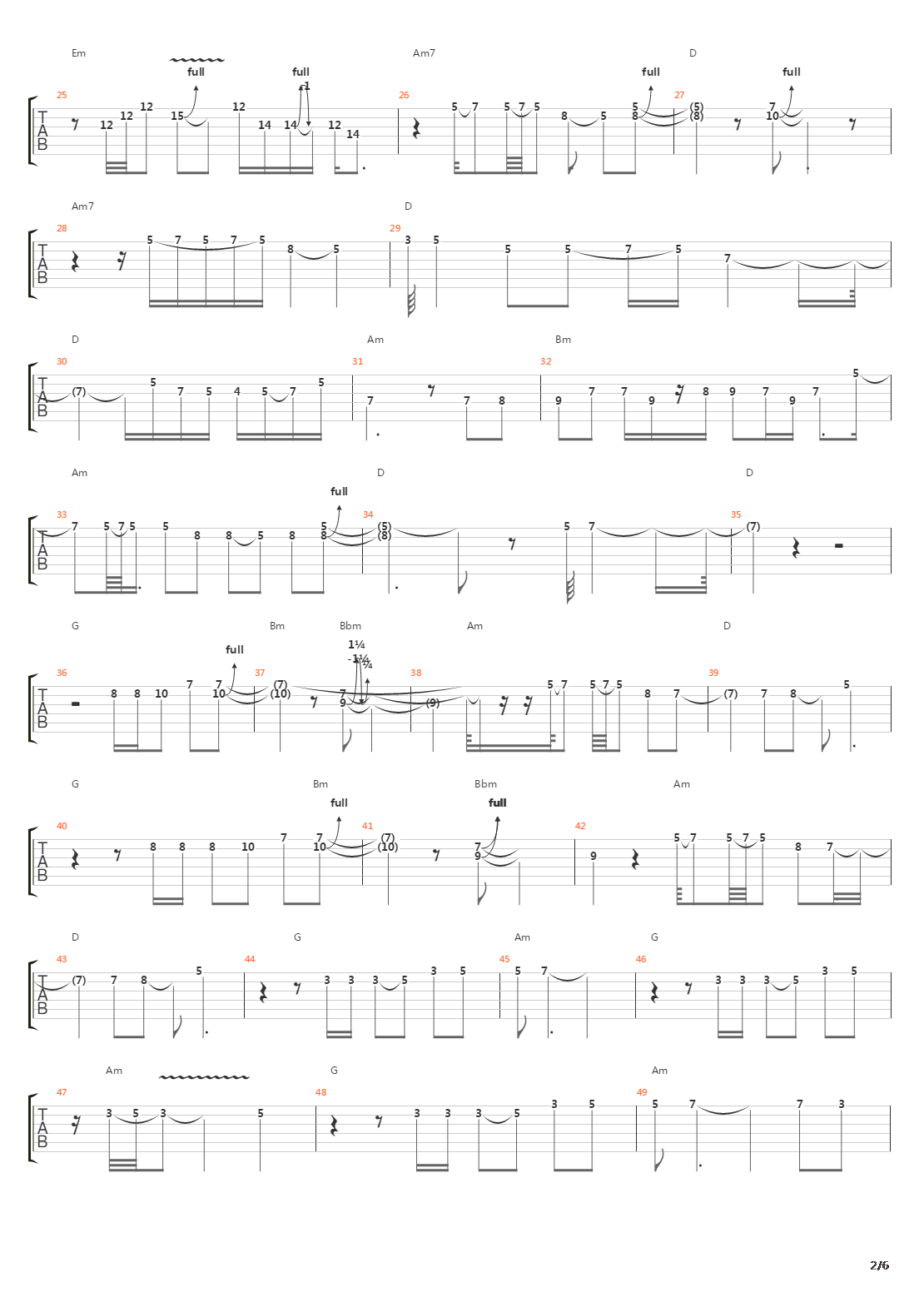 Samba Pa Ti吉他谱