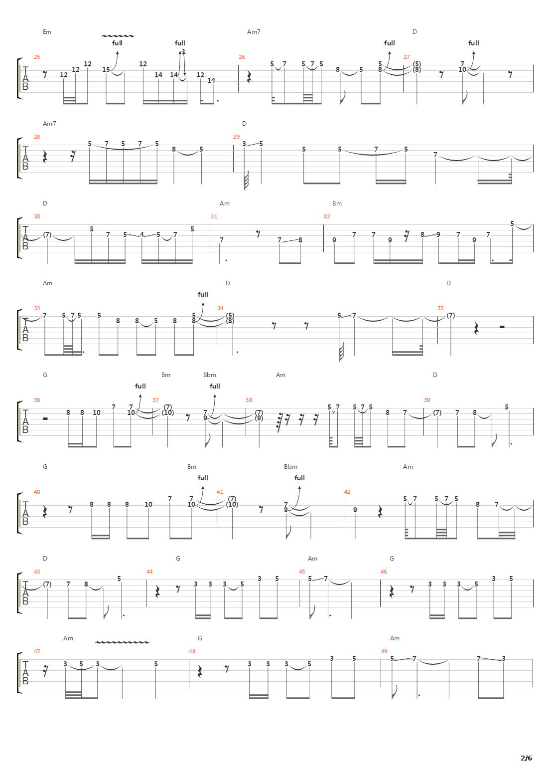 Samba Pa Ti吉他谱