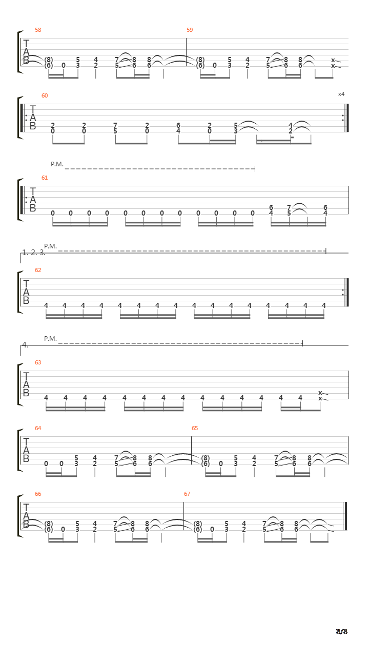 Circle Of The Tyrants吉他谱