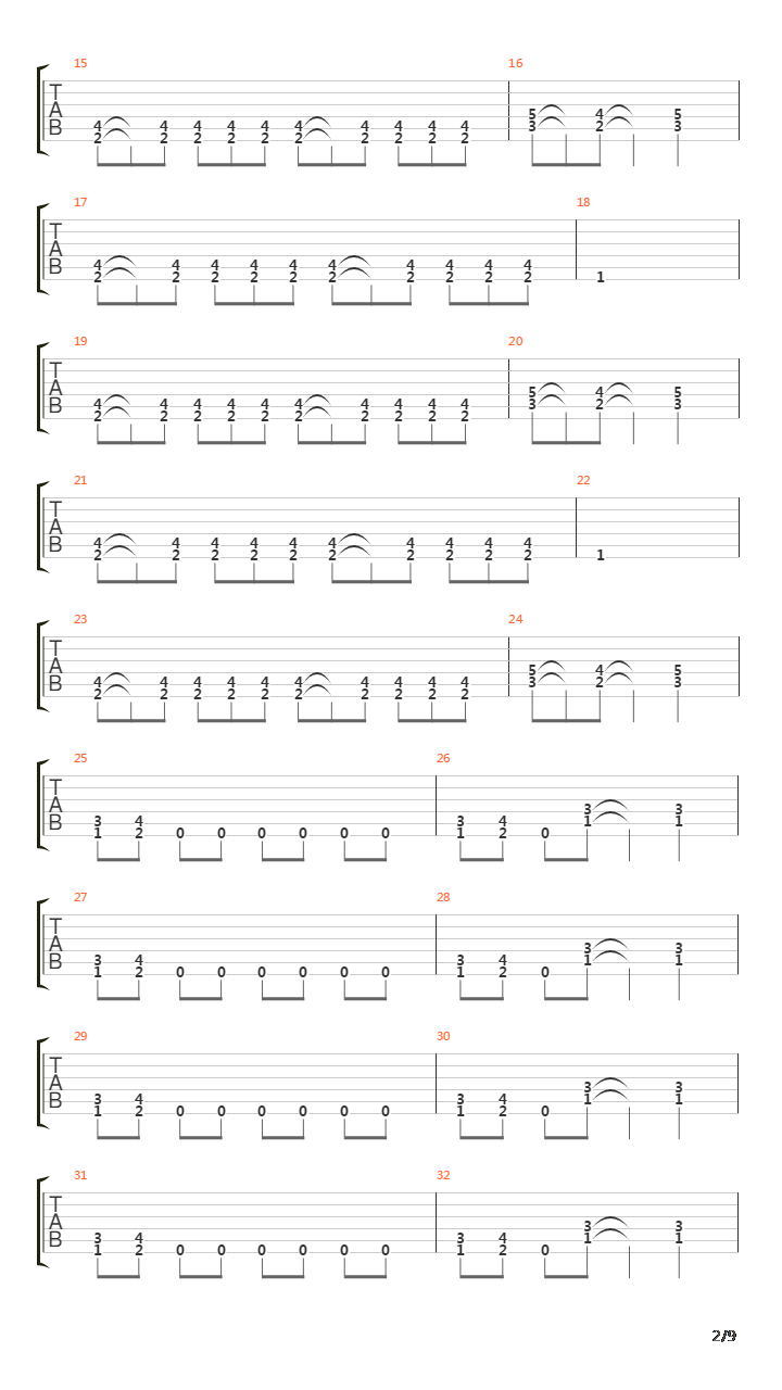 Return To The Eve吉他谱