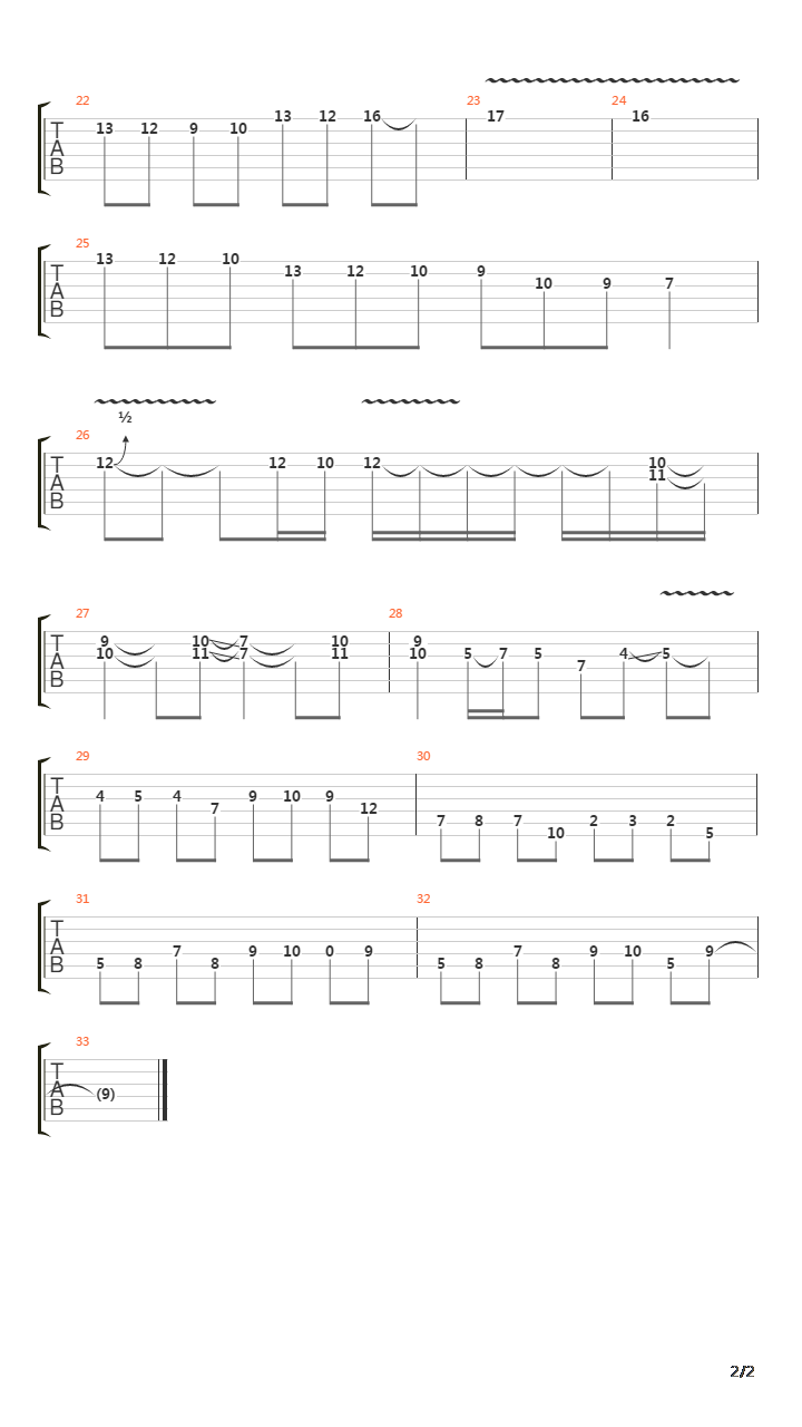 Kharon吉他谱