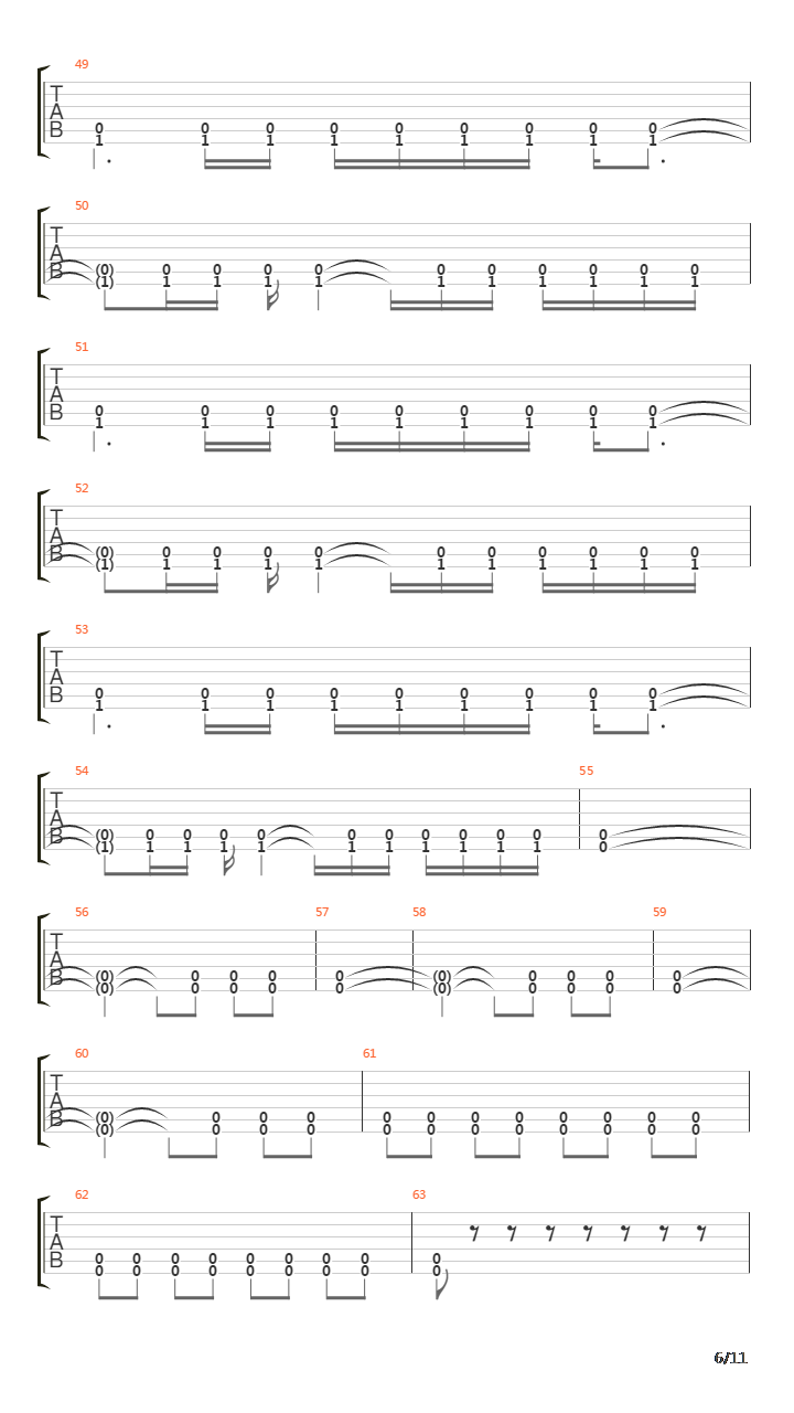 Recreant吉他谱