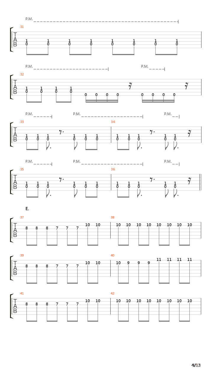 The Human Condition吉他谱