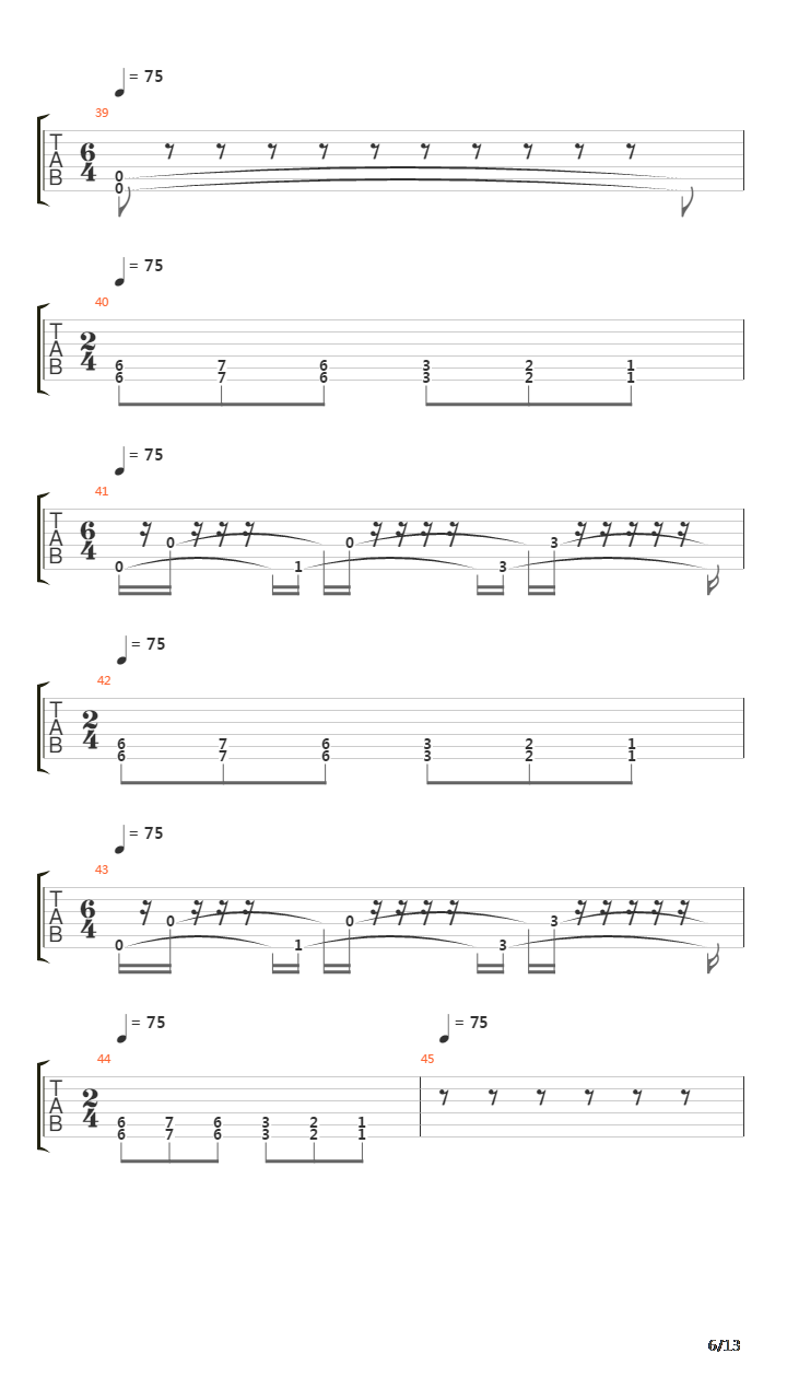 Flame吉他谱