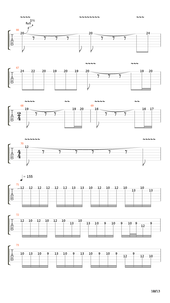 Flame吉他谱