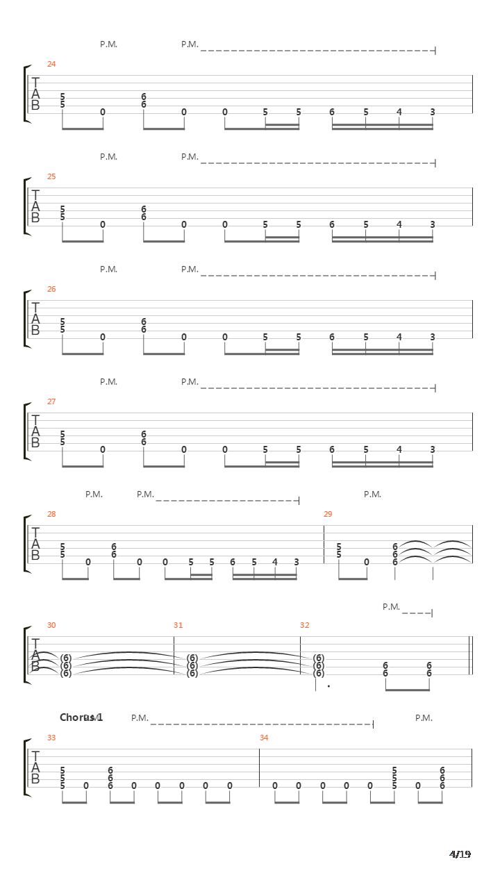 Flame吉他谱